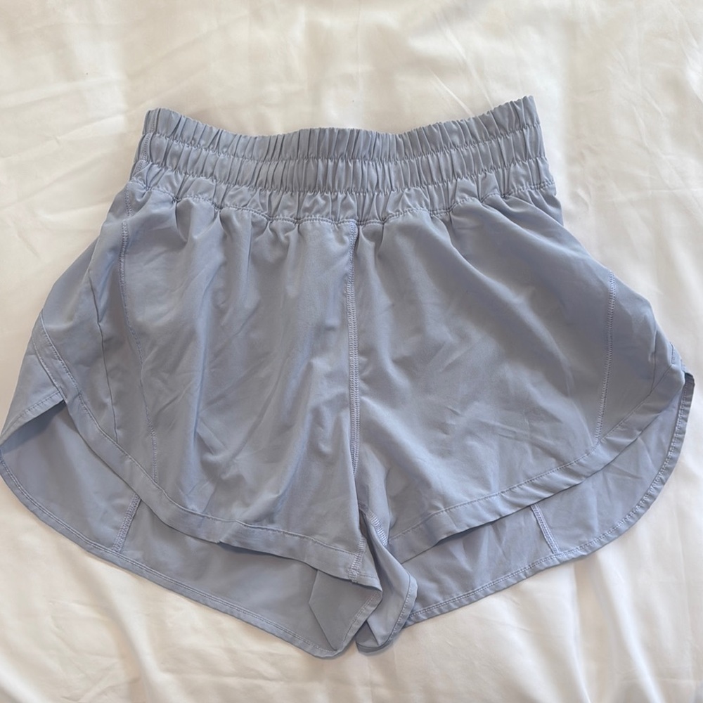 Lululemon Women's Light Gray / Purple Shorts